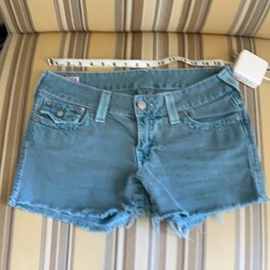 True Religion cut off shorts